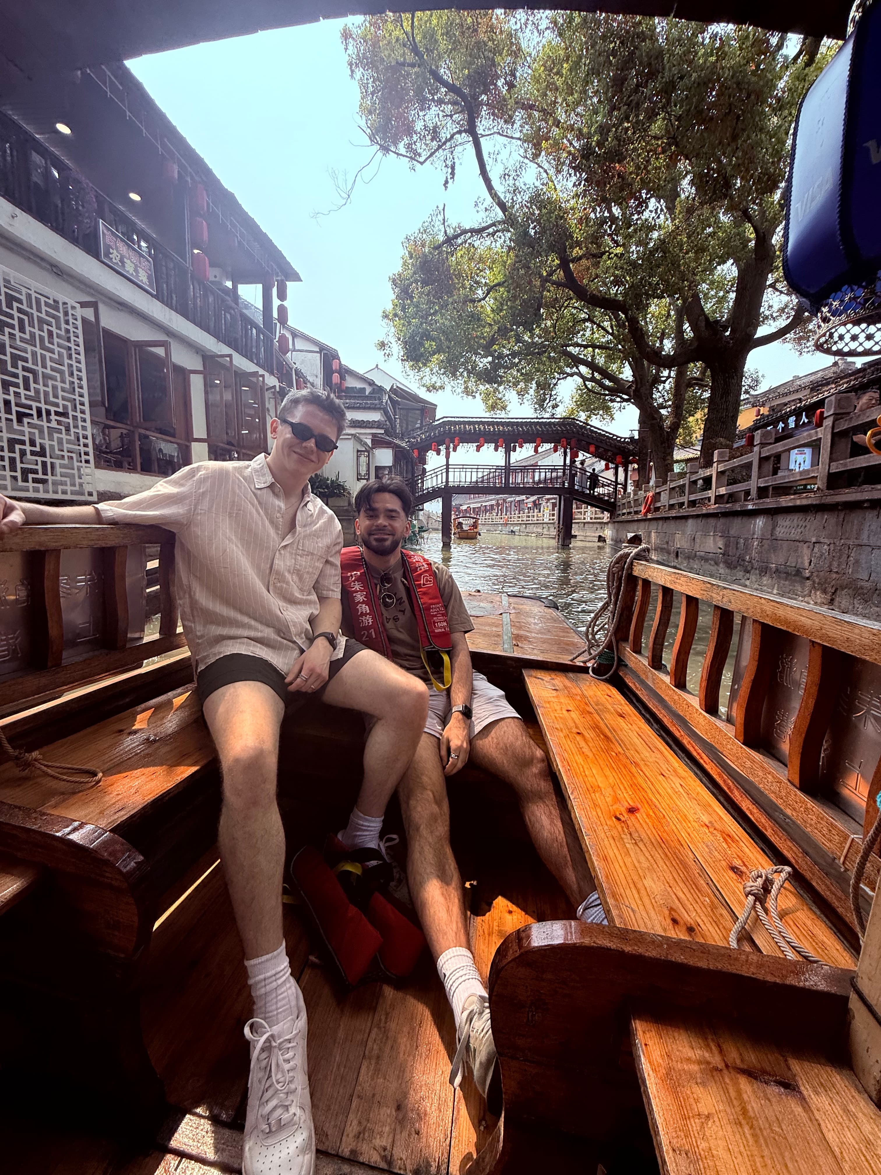 Travel moment.
